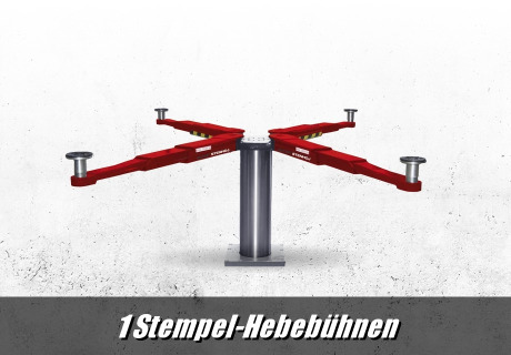 1-Stempel-Hebebühne